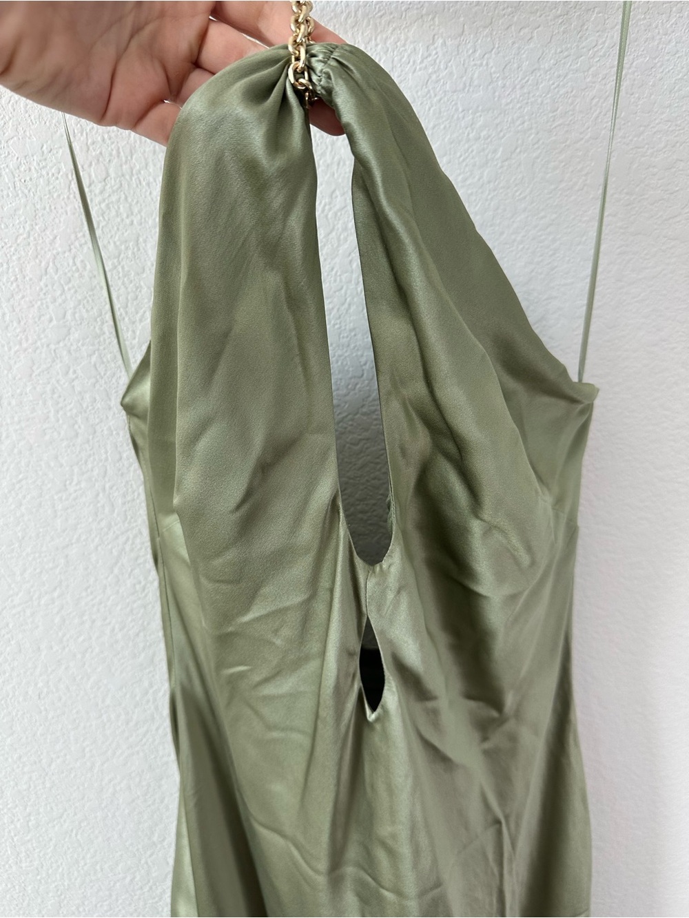 Reformation Yesenia Silk Green
Artichoke Maxi Dress SZ M - Picture 3 of 8